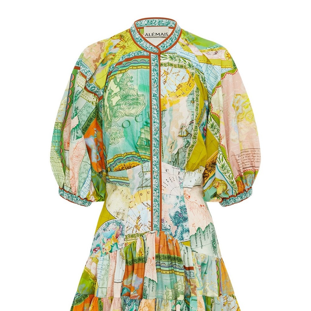 Alemais Multicolor Printed Dress